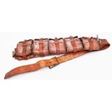 WWI or WWII era Swedish ​M-10 Mauser 5 Pocket Ammo Belt Bandolier