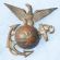 Spanish-American War Enlisted Marine Corps Helmet Emblem