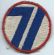 Late 1940's -50's 71st Division Japanese Made Patch