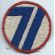 Late 1940's -50's 71st Division Japanese Made Patch