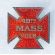 Civil War 48th Massachuesetts Volunteers Enameled Corps / Veterans Badge