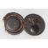 WWI Ordnance Photo Locket Enlisted Collar Disc