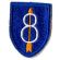 WWII 8th Division Patch