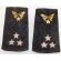 ARVN / Vietnamese Air Force Lt. General Bullion Slipon Shoulder Rank