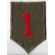 WWII English Made 1st Division Patch