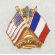 WWII Free French Forces And US Forces France Forever Patriotic Pin