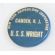 WWII New York Shipbuilding Corporation Camden, NJ Launching USS Wright Pin / Badge