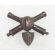 WWI Or Before Coast Artillery Adjutant Detachment Officers Collar Device