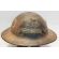 WWI 316th Sanitation Train, 91st Division Camo Trench Art Helmet