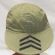 WWII AAF A-3 Mechanics HBT Work Cap With Artwork