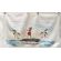 WWII Hula Girl Admirality Islands Hand Painted Towel