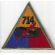 WWII 714th Tank Battalion Patch