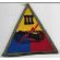 WWII 3rd / III Armored Corps Patch