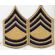 Late-40's-50's Sergeant First Class Chevron Set