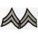 WWII Army Corporal  Chevron Set