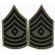 Vietnam First Sergeant Twill Chevron Set