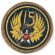 WWII AAF 15th Air Force Italian Made Incised Leather Patch