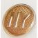 1920's New York Plastic Pin Back Collar Disc