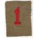 WWI 1st Division French Made Patch