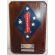 Vietnam Marine Chaplain Wooden Tour Plaque