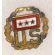 WWI Three Star Son In Service Patriotic / Sweetheart Pin