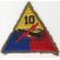 WWII 10th  Armor Division WOOLIE Patch