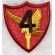 WWII US Marine Corps 4th Marine Air Defense Wing Patch