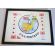 WWII era US Navy framed artist rendering of the USS Pintado Kill Flag