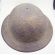 WWI M1917 helmet with what appears to be Camouflage