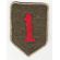 WWII - Occupation Period 1st Division German Made Bullion Patch
