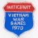 Vietnam Participant Vietnam War Games 1970 Patch