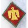 WWII 45th Division Lime Green Border Patch