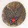 WWII AAF Headquarters Indian Made Bullion Patch With Snaps On Reverse