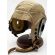 WWII AN-H-15 Khaki Cotton Flight Helmet