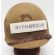 WWII era M1 Hawley Liner with Paratrooper Nametape