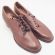 WWII WAC Women's Army Corps Brown Oxfords. Large Size 9 1/2