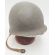 Early war WWII M1 Helmet and Liner Front seam, Fixed bale