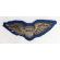 WWII AAF English Made Bullion Pilots Wing On Blue Background