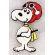 Vietnam Snoopy Red Helmet Novelty Patch