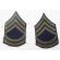 ​WWII era US Army Black Rayon Sergeant First Class Rank Chevrons