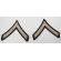 WWII era Twill PFC Rank Chevrons