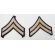WWII era US Army Twill Corporal Rank Chevrons
