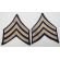 WWII era Rayon Sergeant Rank Chevrons