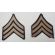 ​WWII era Black Twill Sergeant Rank Chevrons