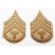 WWII era Khaki Tech Sergeant Rank Chevrons