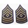 Korean War era 1951 Pattern First Sergeant Rank Chevrons