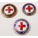 Post WWII German ​DRK Red Cross Service Pins Lot