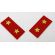 ​WWII Japanese Army 1st Class Private Enlisted Collar Tab Set