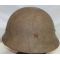 WWII Japanese Army Issue Helmet With Odd Factory Repairs