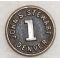 1st John S Stewart Unit Denver Enlisted Collar Disk